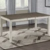 Dining Tables-Kirkland's Home Smoked Alabaster And Honey Wood Dining Table Ivory/Brown