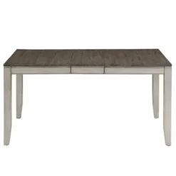 Dining Tables-Kirkland's Home Smoked Alabaster And Honey Wood Dining Table Ivory/Brown
