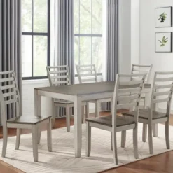 Dining Tables-Kirkland's Home Smoked Alabaster And Honey Wood Dining Table Ivory/Brown