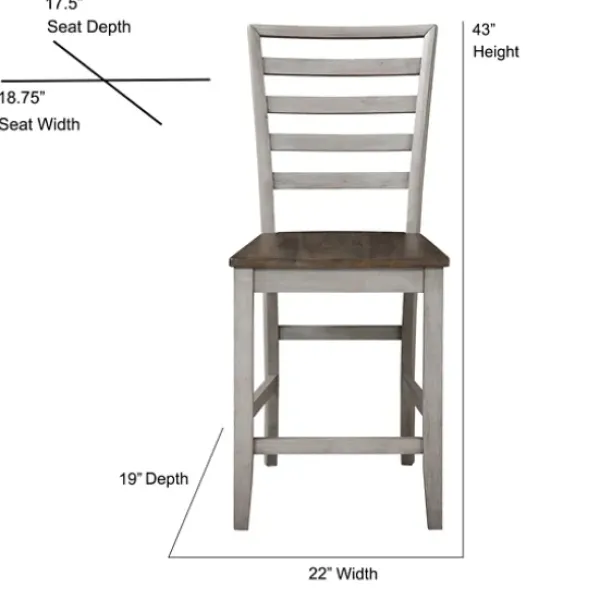 Dining Tables-Kirkland's Home Smoky Alabaster Wooden 7-Pc. Dining Set Gray/Brown