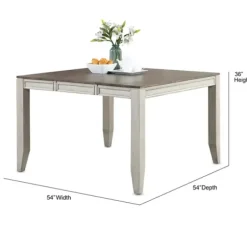 Dining Tables-Kirkland's Home Smoky Alabaster Wooden 9-Pc. Dining Set Gray/Brown