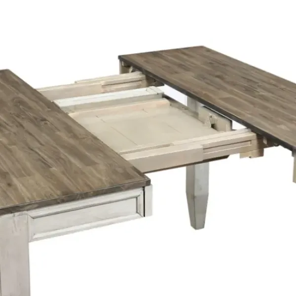 Dining Tables-Kirkland's Home Smoky Alabaster Wooden 9-Pc. Dining Set Gray/Brown