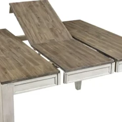 Dining Tables-Kirkland's Home Smoky Alabaster Wooden 9-Pc. Dining Set Gray/Brown