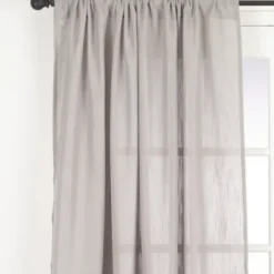 Curtains & Drapes-Kirkland's Home Smoky Blackout Curtain Panel Set, 84 In. Gray