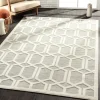 Outdoor Rugs-Kirkland's Home Smoky Blue Geometric Indoor/Outdoor Area Rug, 5X7 Gray/Blue