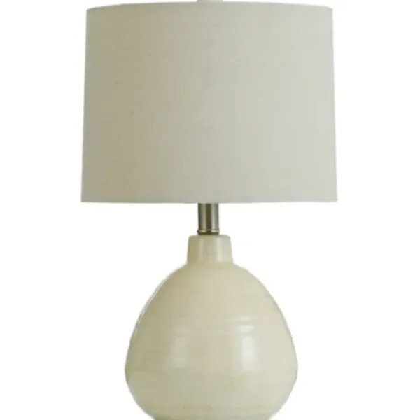 Table Lamps-Kirkland's Home Smooth Ceramic Table Lamp Ivory