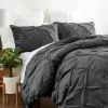 Duvets-Kirkland's Home Soft Pinched 3-Pc. Queen Duvet Cover Set Gray