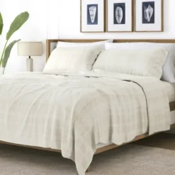 Bed Sheets-Kirkland's Home Soft Thatch 3-Pc. Twin Sheet Set Tan