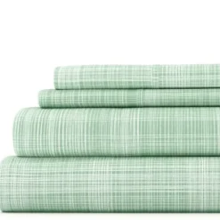Bed Sheets-Kirkland's Home Soft Thatch 3-Pc. Twin Sheet Set Green