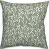 Pillows-Kirkland's Home Soft Turquoise Floral Print Pillow Green