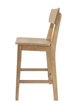 Bar Stools & Counter Height Stools-Kirkland's Home Solid Acacia And Rubberwood Counter Stool Brown