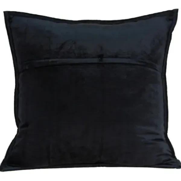 Pillows-Kirkland's Home Solid Quilted Pillow Black