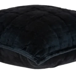 Pillows-Kirkland's Home Solid Quilted Pillow Black