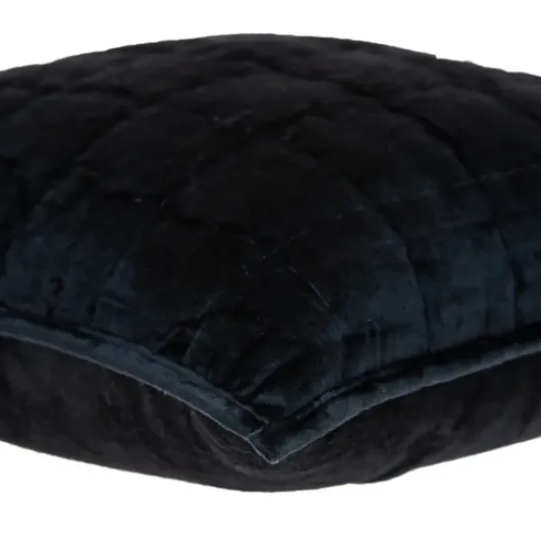 Pillows-Kirkland's Home Solid Quilted Pillow Black