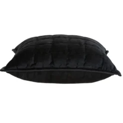 Pillows-Kirkland's Home Solid Quilted Pillow Black