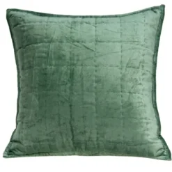 Pillows-Kirkland's Home Solid Quilted Pillow Green