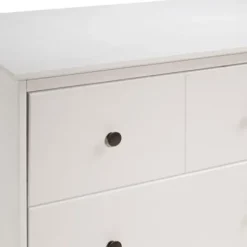 Dressers & Chests-Kirkland's Home Solid Wood 6-Drawer Dresser White