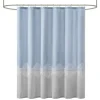 Outdoor Rugs-Kirkland's Home Solitaire Sun Shower Outdoor Area Rug, 5X8 Blue/Ivory