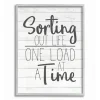 Wall Quotes & Signs-Kirkland's Home Sorting Out Life One Load At A Time Wall Plaque White