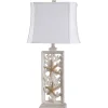 Table Lamps-Kirkland's Home South Haven Stacked Starfish Table Lamp White