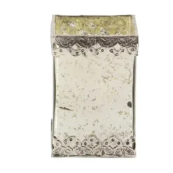 Candle Holders-Kirkland's Home Speckled 2-Pc. Candle Holder Set Silver