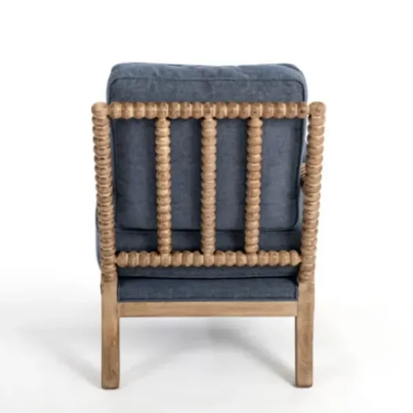 Accent Chairs-Kirkland's Home Spencer Spindle Armchair Blue