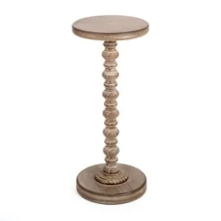 Accent & End Tables-Kirkland's Home Spencer Spindle Leg Cocktail Table Tan