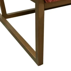 Accent Chairs-Kirkland's Home Spice Button Tufted Angular Vintage Accent Chair Pink