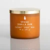 Candles-Kirkland's Home Spiced Vanilla Rum Triple Wick Jar Candle Orange