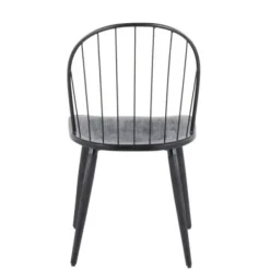 Dining Chairs-Kirkland's Home Spindle High Back Dining Chairs, Set Of 2 Black