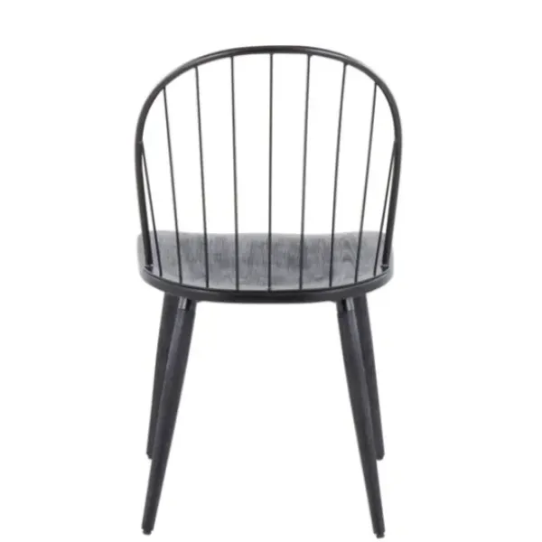 Dining Chairs-Kirkland's Home Spindle High Back Dining Chairs, Set Of 2 Black