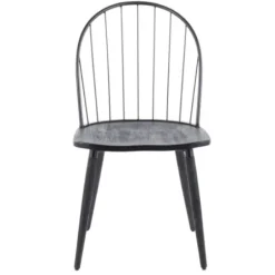 Dining Chairs-Kirkland's Home Spindle High Back Dining Chairs, Set Of 2 Black