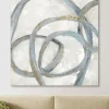Canvas Art-Kirkland's Home Spiral Giclee Canvas Art Print Blue