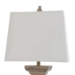 Table Lamps-Kirkland's Home Square Candlestick Table Lamp Tan