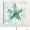 Canvas Art-Kirkland's Home Starfish Giclee Canvas Art Print Blue