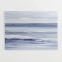 Canvas Art-Kirkland's Home Staring Out To Sea Canvas Art Print Blue/White