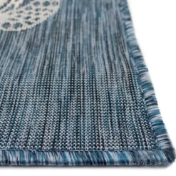 Outdoor Rugs-Kirkland's Home Starry Shores Captiva Outdoor Area Rug, 7X9 Blue/Tan