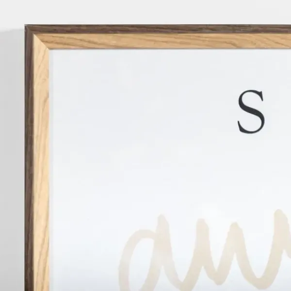 Wall Quotes & Signs-Kirkland's Home Stay Awhile Script Framed Wall Plaque White/Black/Tan