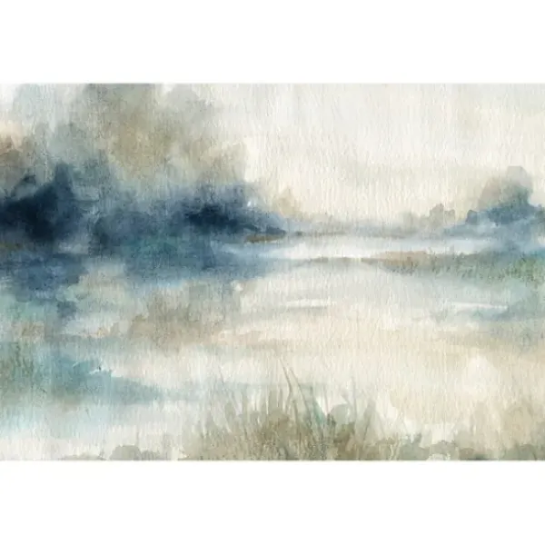 Canvas Art-Kirkland's Home Still Evening Waters Ii Giclee Canvas Art Print Blue/Green