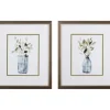 Framed Art-Kirkland's Home Still Moment Framed Art Prints, Set Of 2 White/Green/Blue
