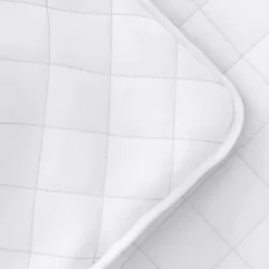 Quilts-Kirkland's Home Stitched Diamond 3-Pc. King Quilt Set White