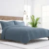 Quilts-Kirkland's Home Stitched Diamond 2-Pc. Twin Quilt Set Blue