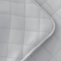 Quilts-Kirkland's Home Stitched Diamond 2-Pc. Twin Quilt Set Gray