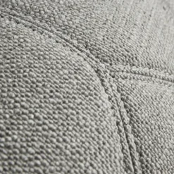 Benches & Ottomans-Kirkland's Home Stitched Round Ottoman Gray