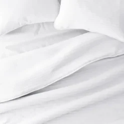 Quilts-Kirkland's Home Stitched Stripes 2-Pc. Twin Quilt Set White