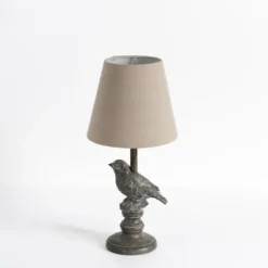 Table Lamps-Kirkland's Home Stone Gray Perched Bird Table Lamp Tan