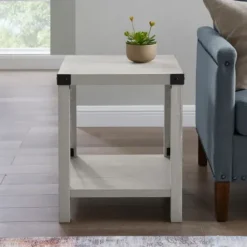 Accent & End Tables-Kirkland's Home Stone Rustic Wood Accent Table Gray