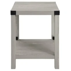 Accent & End Tables-Kirkland's Home Stone Rustic Wood Accent Table Gray