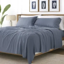 Bed Sheets-Kirkland's Home Stone Ultra Soft 4-Pc. Full Sheet Set Gray