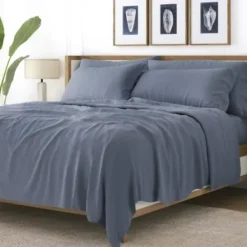 Bed Sheets-Kirkland's Home Stone Ultra Soft 6-Pc. Full Sheet Set Gray
